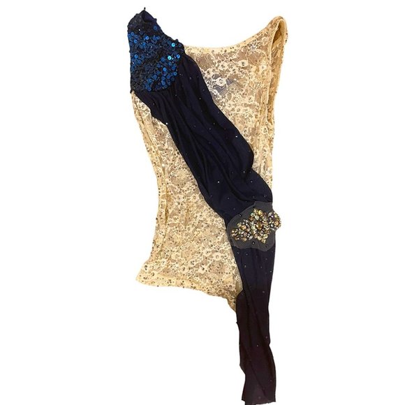 Reverence Other - Reverence White & Blue Dance Dress Like New Condition